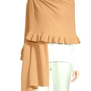 100% wool camel scarf